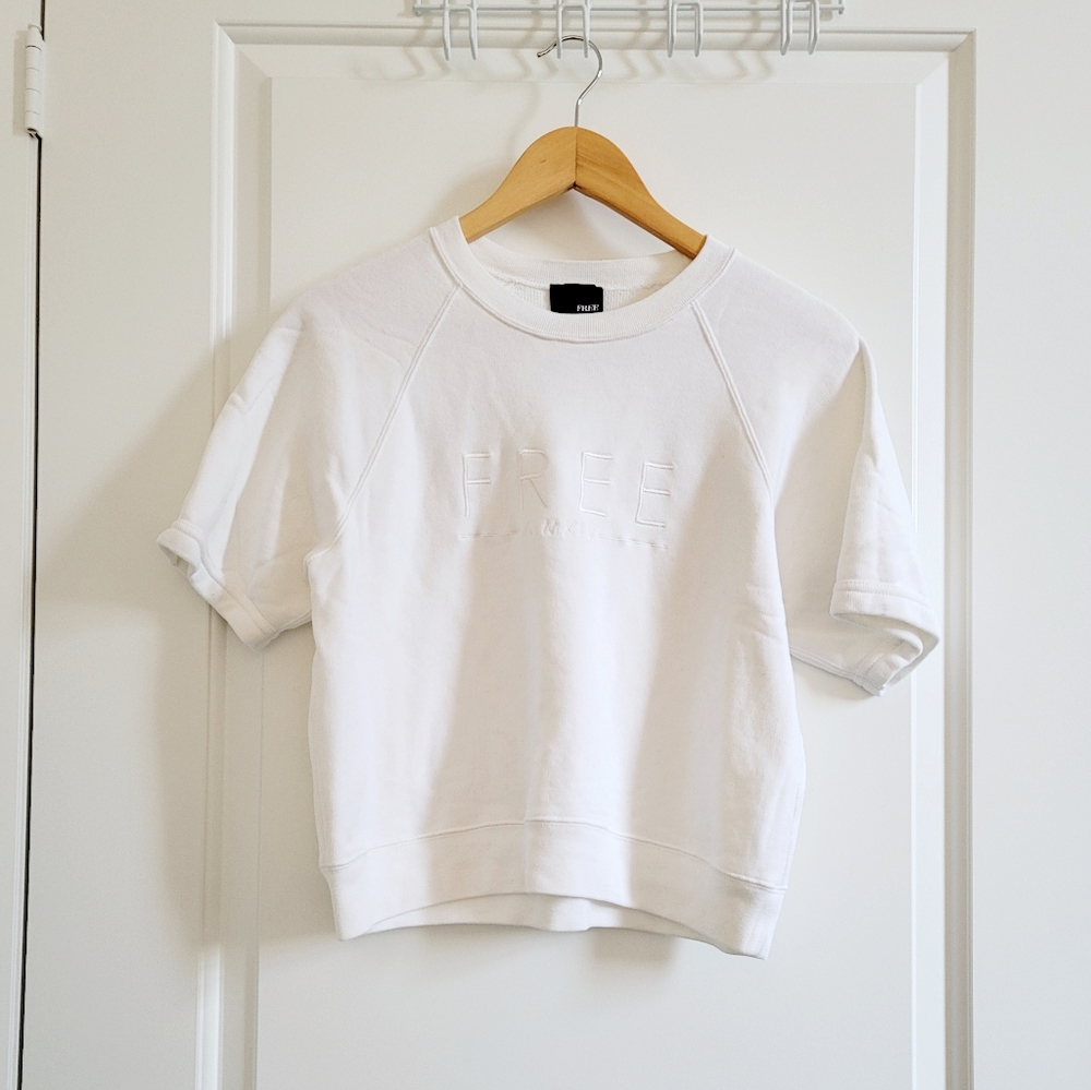 Wilfred Free White Short Sleeve Top - Size M